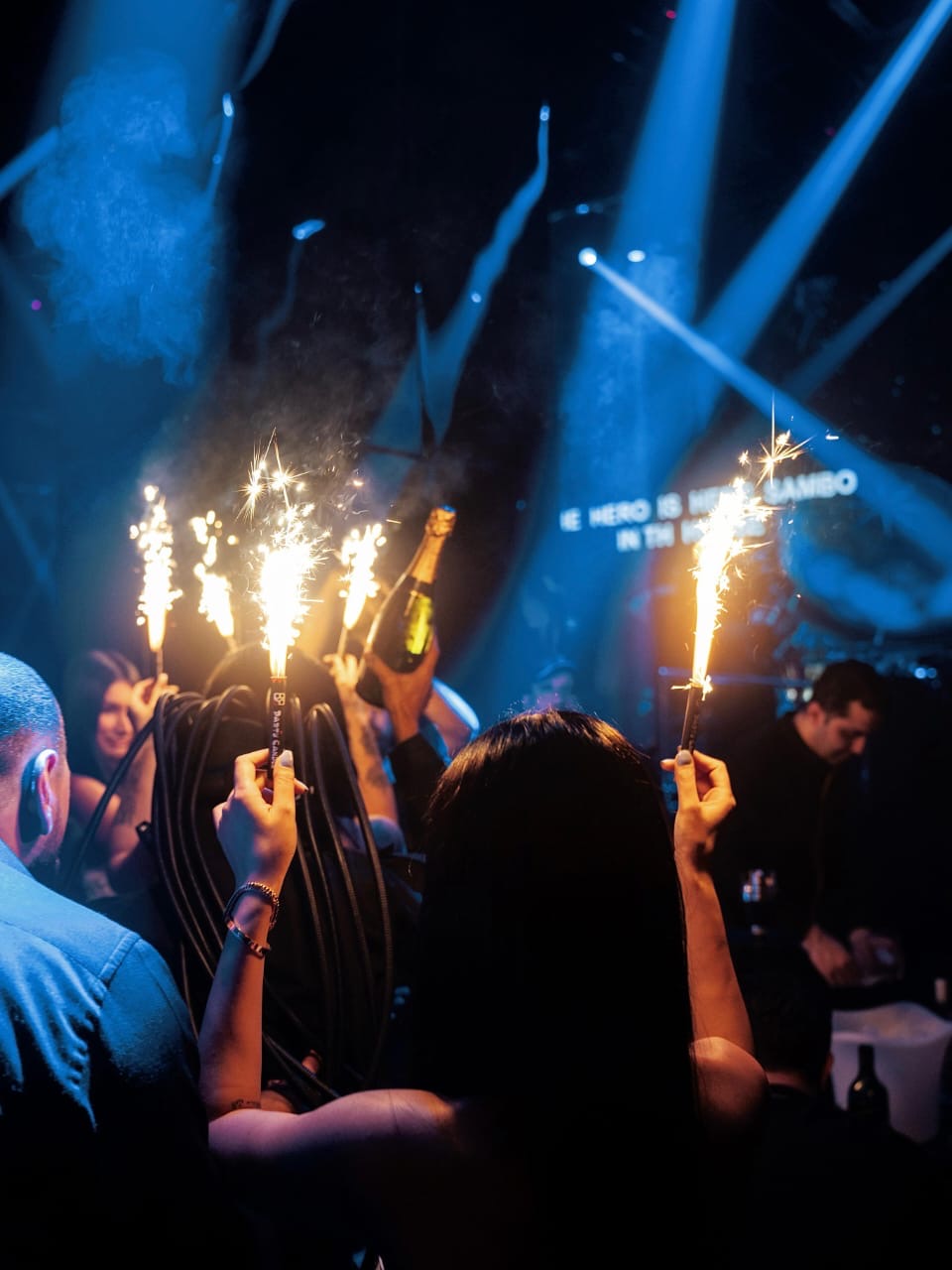 Luxury nightclub interior